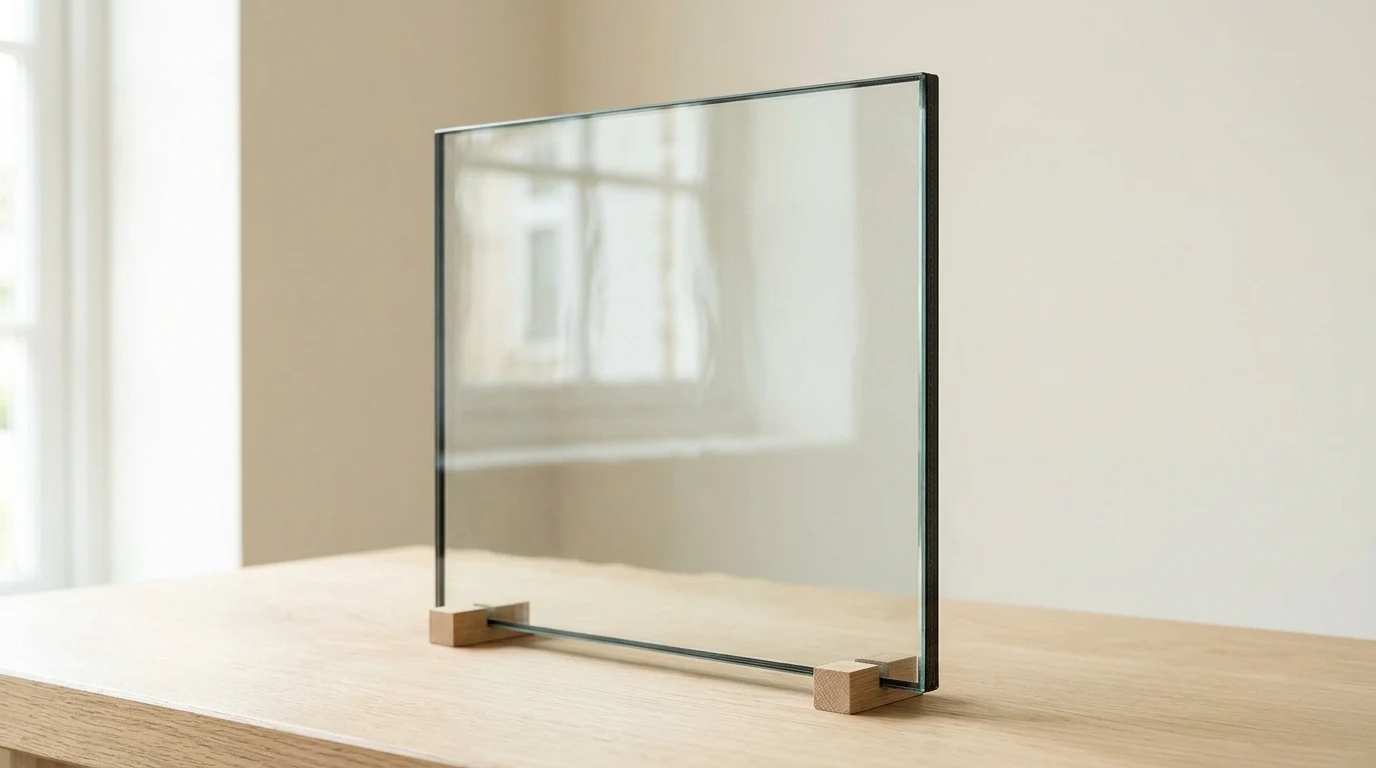 Slim heritage double-glazed unit with a wavy restoration-glass face