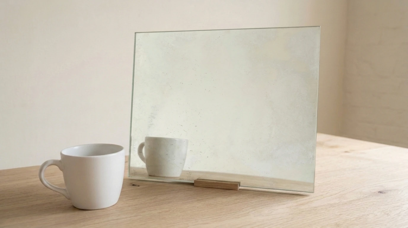 Roma Antique Mirror on Silver with the white reference cup