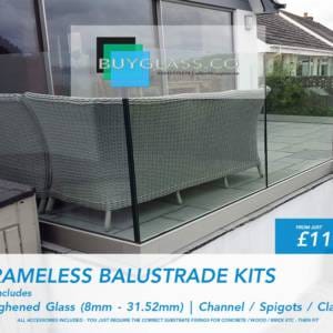 Buy Balustrade Kits - Toughened Glass &Amp; Laminate Glass