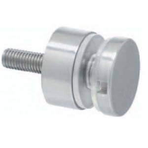 Glass Adaptor Flat Back 30Mm Dia To Suit Glass 6 12Mm Type 316