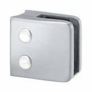 Square Glass Clamp 10Mm Glass For 42 4Mm Stainless 304 Satin Finish
