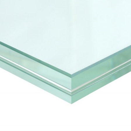 Buy Glass image of 25.5mm Low Iron Toughened Laminated Glass with free delivery