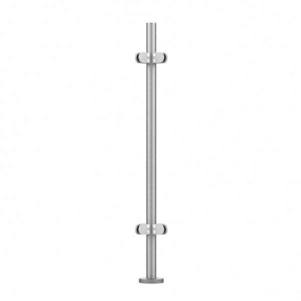 42-4mm-corner-post-welded-base-cover-4-x-clamps-without-top-1100mm-high