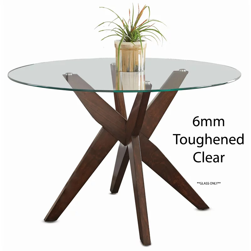 6mm Clear Toughened Table Top